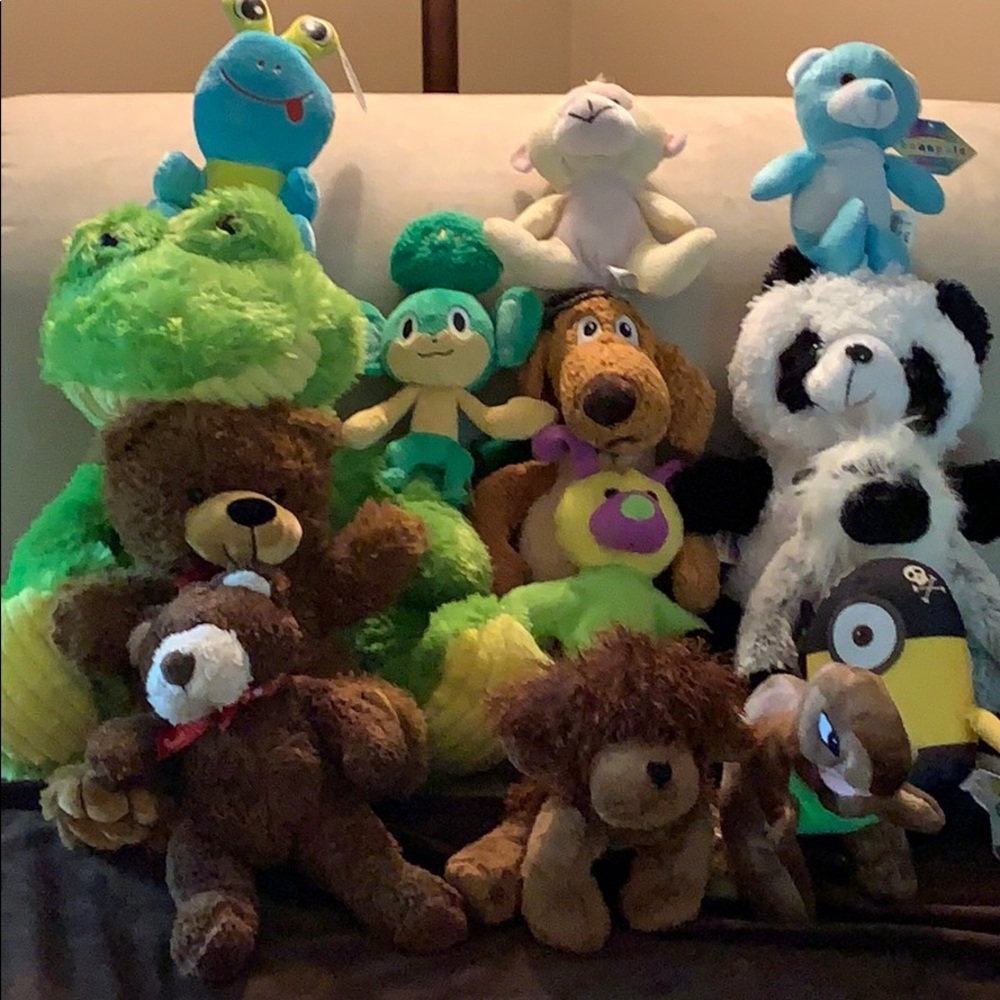 15 cute fluffy stuffed animals plush toys